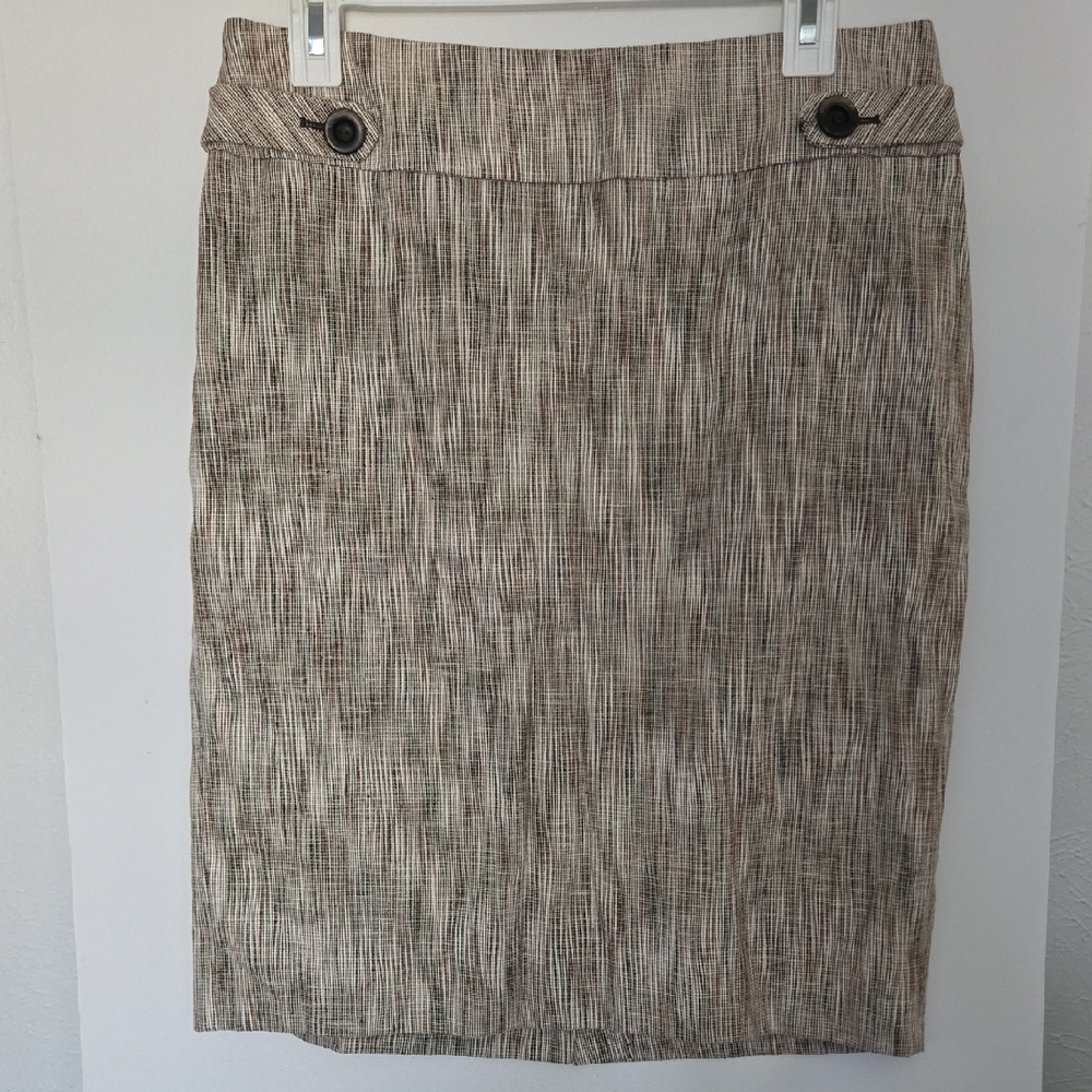 Classiques Entier Tan Pencil Skirt Knee-Length Work